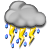 Rain and thunderstorms expected